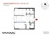 Plano del modelo X12 FLEX del proyecto Éccolo en Miraflores
