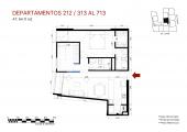 Plano del modelo X13 FLEX del proyecto Éccolo en Miraflores