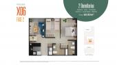 Plano del modelo X06 B del proyecto ATIVA FASE 2 en Santiago De Surco