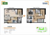 Plano del modelo 814 del proyecto Residencial Green Life en Chorrillos