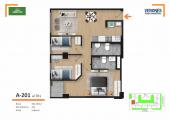 Plano del modelo 201 al 701 del proyecto Residencial Green Life en Chorrillos