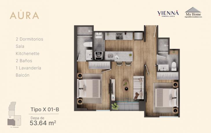 Plano del modelo X01-B del proyecto Aura en Lince
