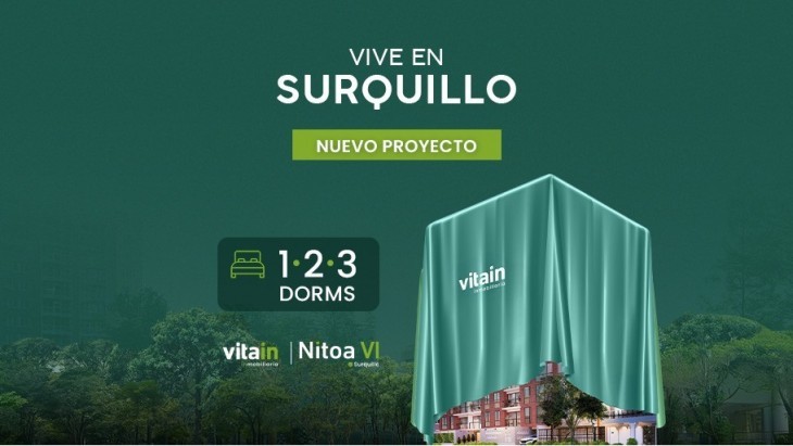 Fachada principal del proyecto Edificio Nitoa 6 en Surquillo