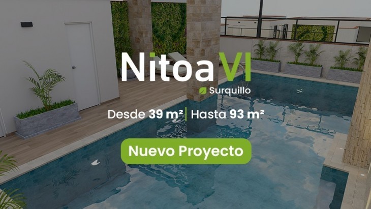 Fachada principal del proyecto Edificio Nitoa 6 en Surquillo