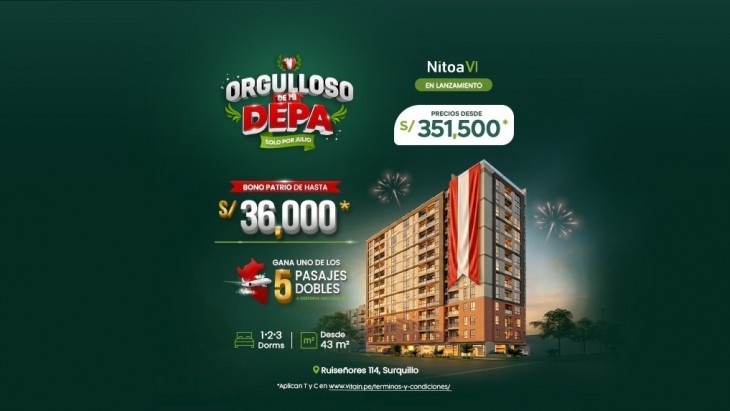 Departamentos en Surquillo