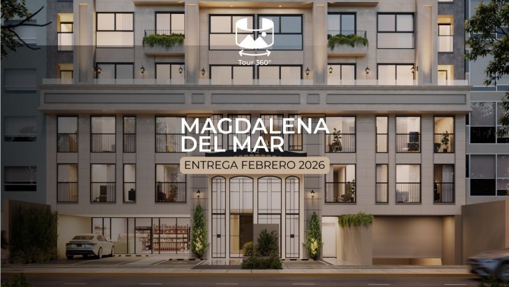 Fachada principal del proyecto ALIAGA 442 en Magdalena Del Mar