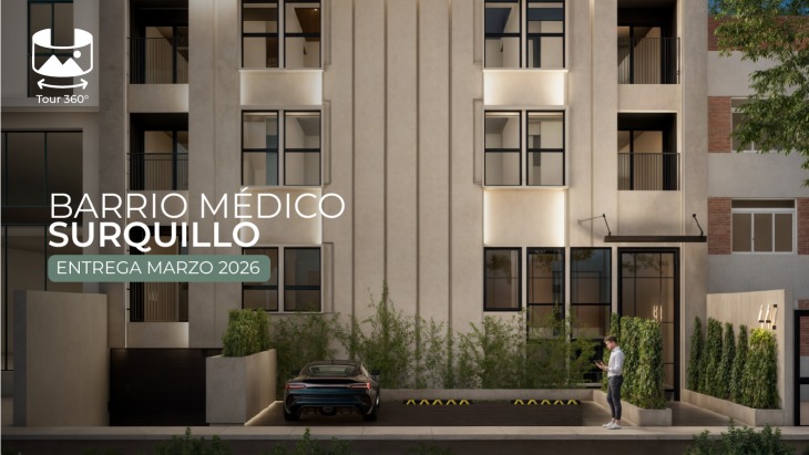 Fachada principal del proyecto BERNALES 442 en Surquillo