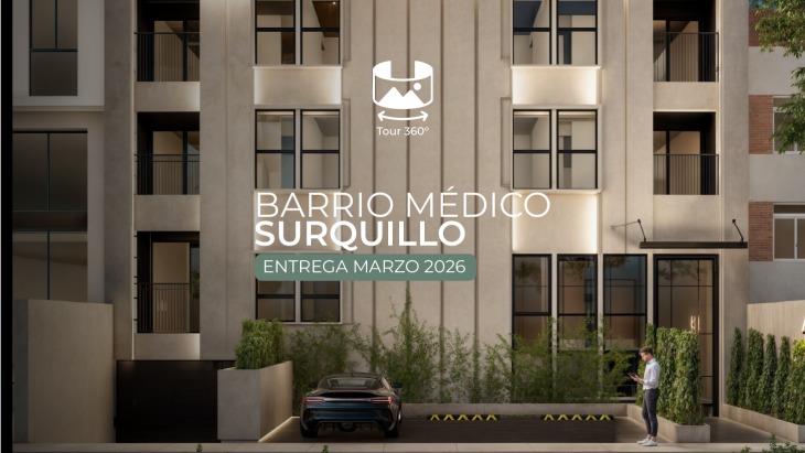 Fachada principal del proyecto BERNALES 442 en Surquillo