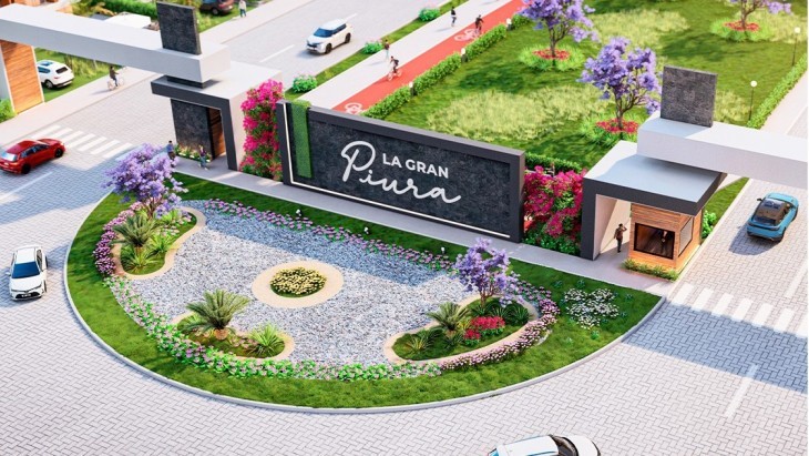 Fachada principal del proyecto La Gran Piura en Piura
