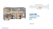 Plano del modelo X05 del proyecto CUATTRO MAMBO ETAPA III en Comas