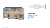 Plano del modelo X06 del proyecto CUATTRO MAMBO ETAPA III en Comas