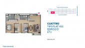 Plano del modelo X02 del proyecto CUATTRO MAMBO ETAPA III en Comas