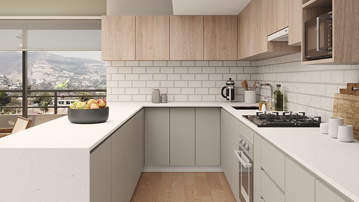 Fachada principal del proyecto Tomasal 1074 en Santiago De Surco