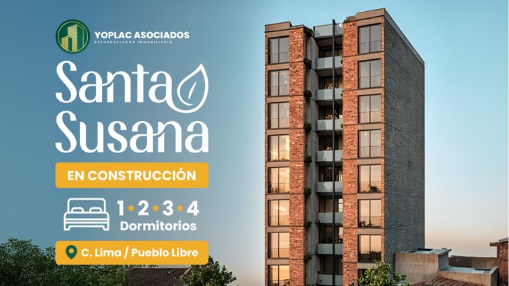 Fachada principal del proyecto Residencial Santa Susana en Cercado De Lima